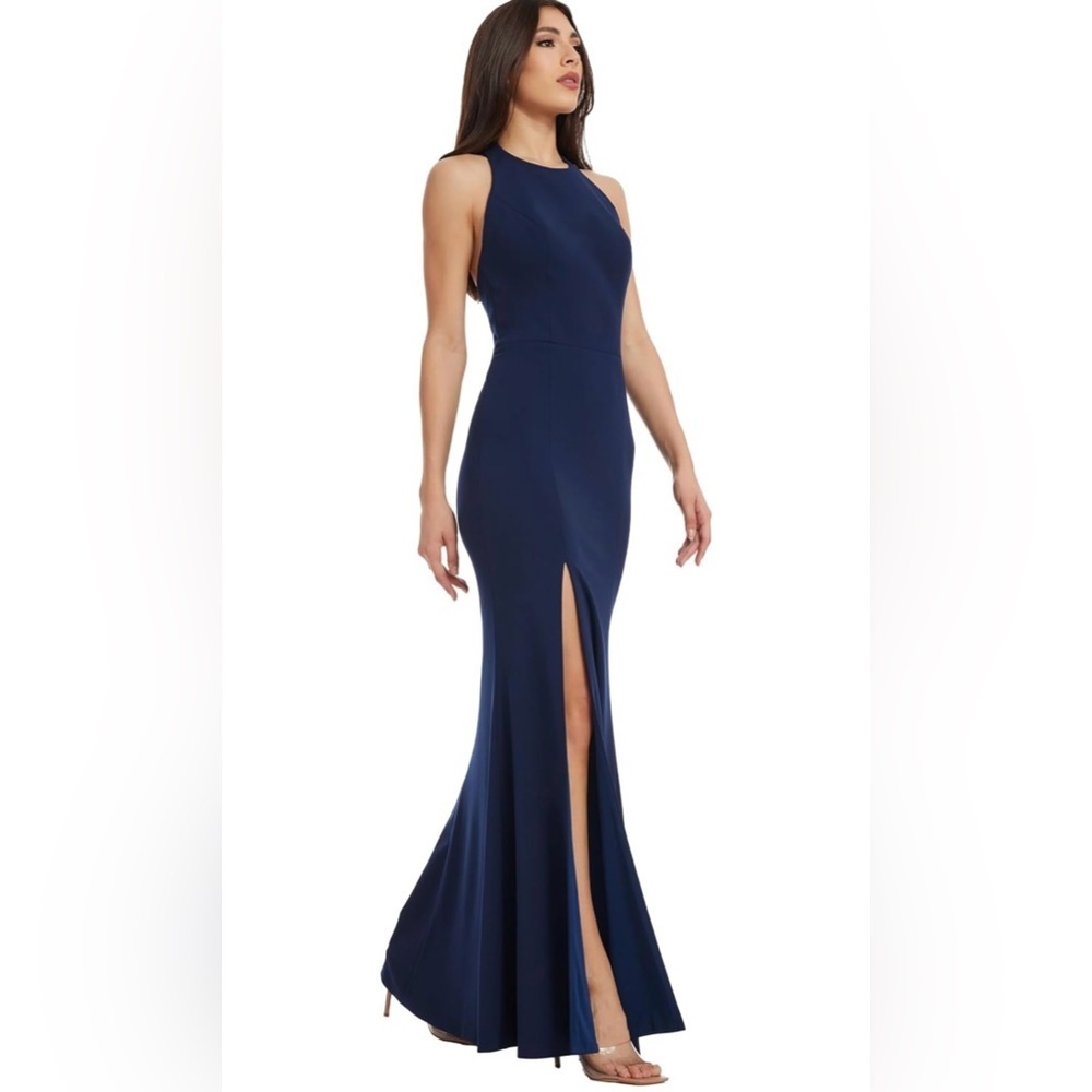 Dress the Population Women's Paige Mermaid Floor Length Dress XL - Picture 2 of 7